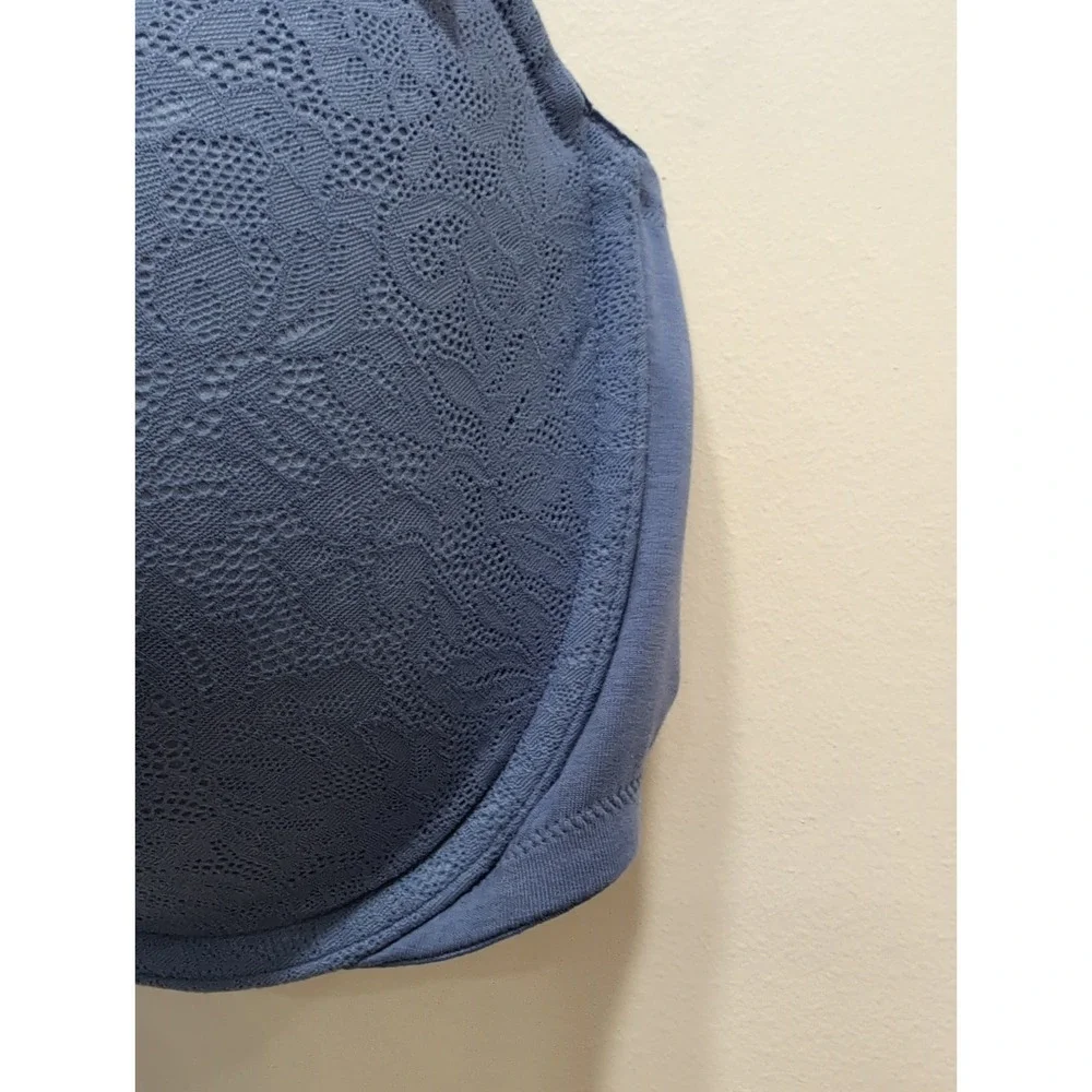 NEW‎ Cacique Boost Plunge Underwire Bra 46DDD PURPLE